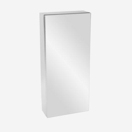 Armoire de toilettes pour salle de bain inox 1 porte et réversible - VICTORY_016389_BathBazaar