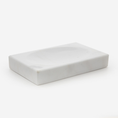 Boite à mouchoirs carré - Marbre blanc - Fiammetta V - DesignerBox