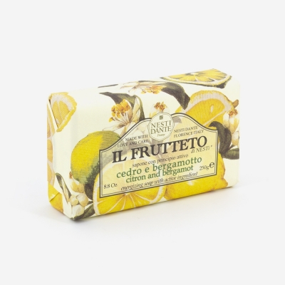 savon citron bergamote nesti dante fruteto - 016449 - Bath Bazaar
