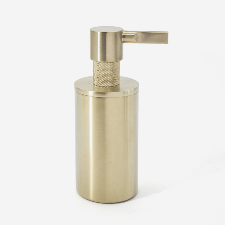 distributeur de savon doré en inox - 016651 - Bath Bazaar