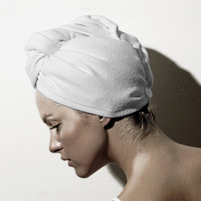 Serviette turban hyperabsorbante pour cheveux long-002465-Bath Bazaar