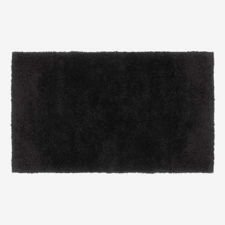 Tapis de bain noir 2050 g/m² polyamide et dos latex - Dolce