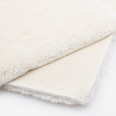 Tapis de bain écru 2050 g/m² polyamide et dos latex - Dolce