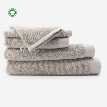 Serviette de bain coton BIO grège - ORGANIC