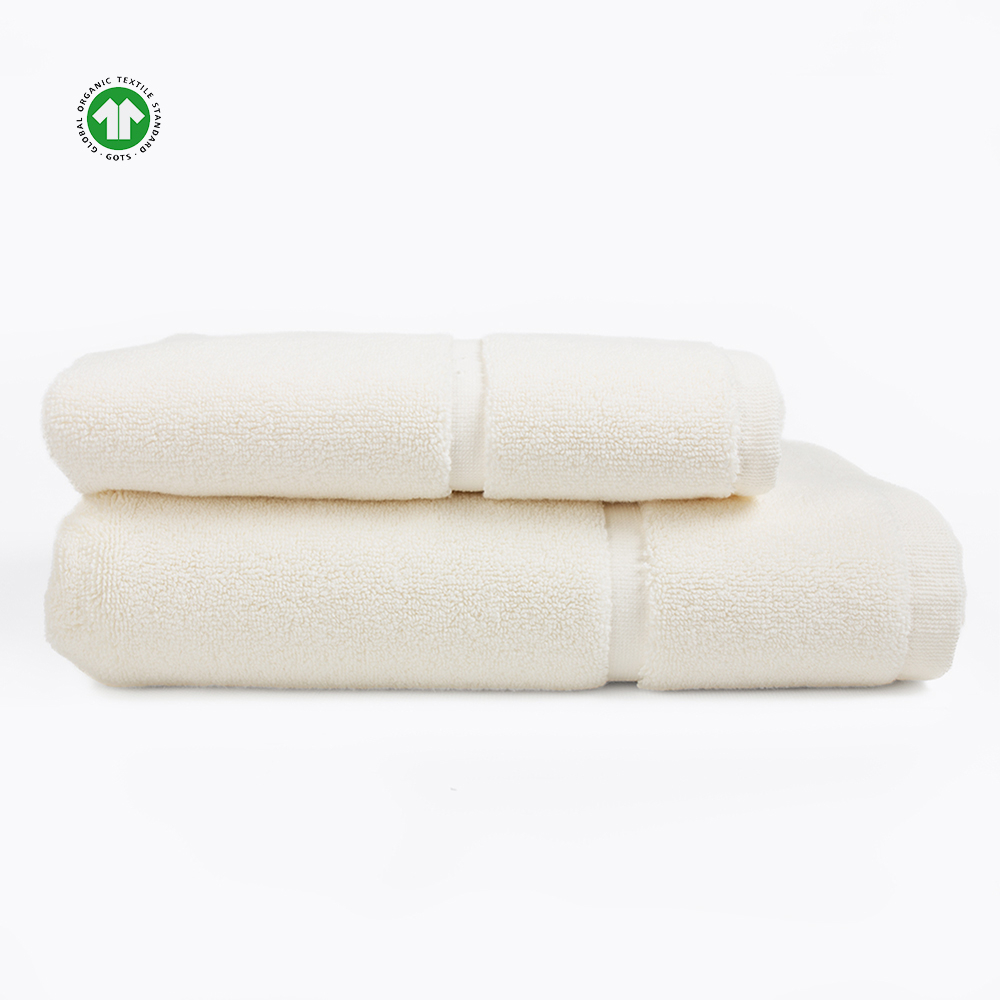 tapis coton bio blanc ivoire - organic - Bathbazaar