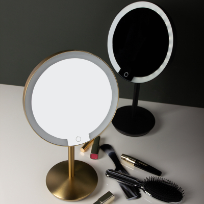 Miroir lumineux à LED argenté ø 78 cm BEZIERS 