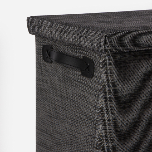 Panier à Linge Pliable Avec Roulettes Et Couvercle - Option Gris Ou Blanc, Sacs Suspendus, Pour Chambre, Salle De Bain, Rangement Pratique