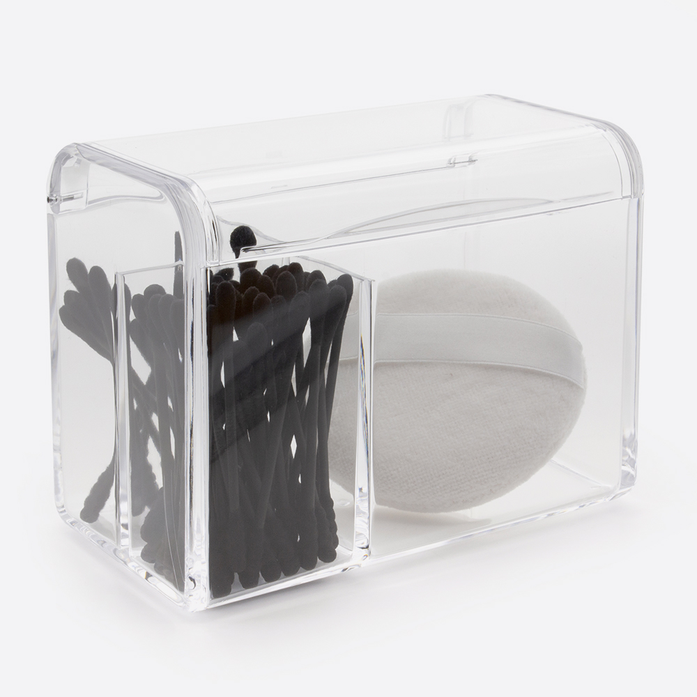 Boîte coton transparent - Basic Line - Bath Bazaar
